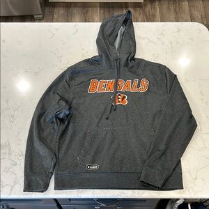 Men's Gray Bengals Hoodie